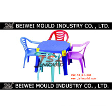 Molde plástico da tabela e da cadeira / molde plástico da mobília